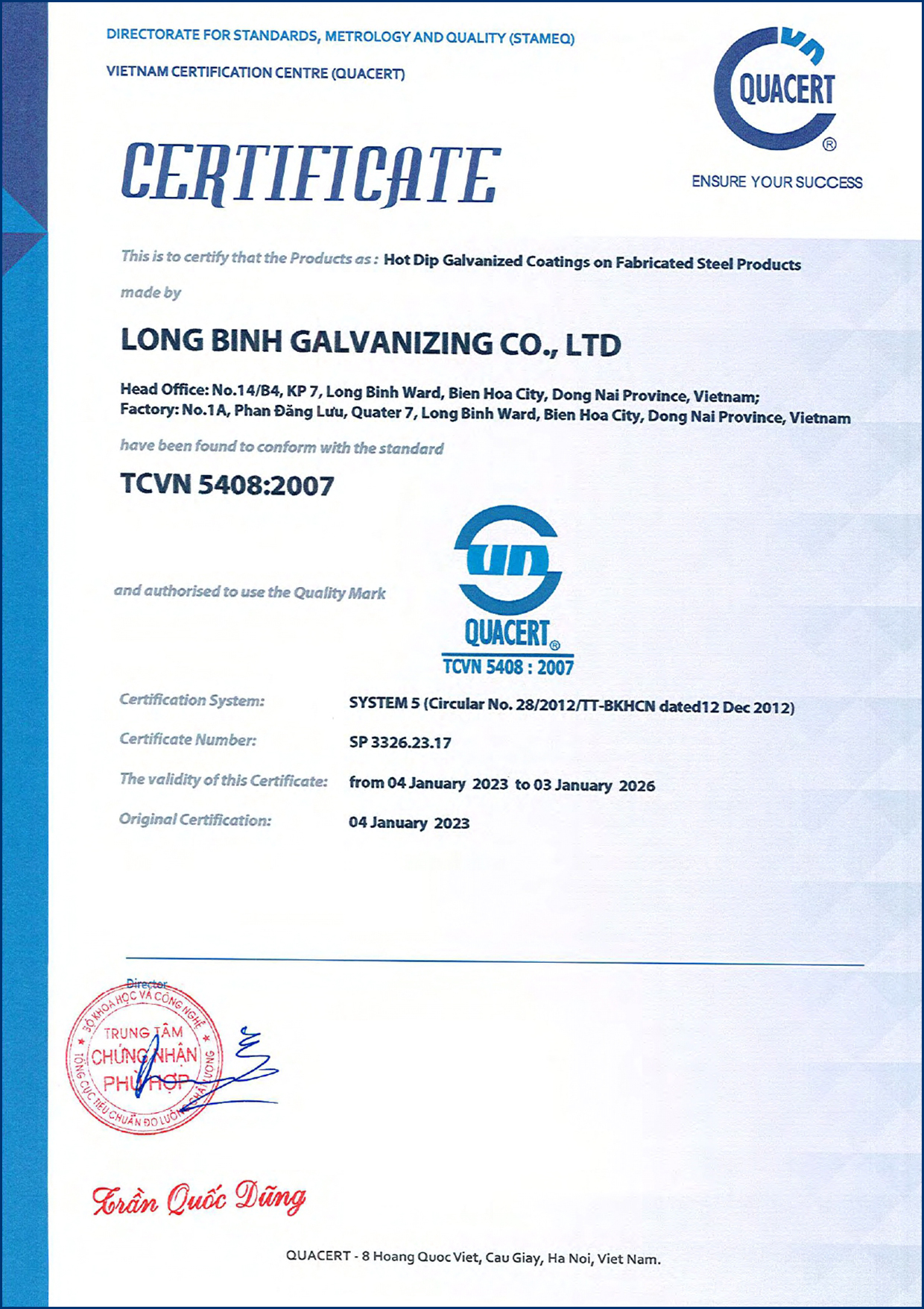 Long Binh Galvanizing Company