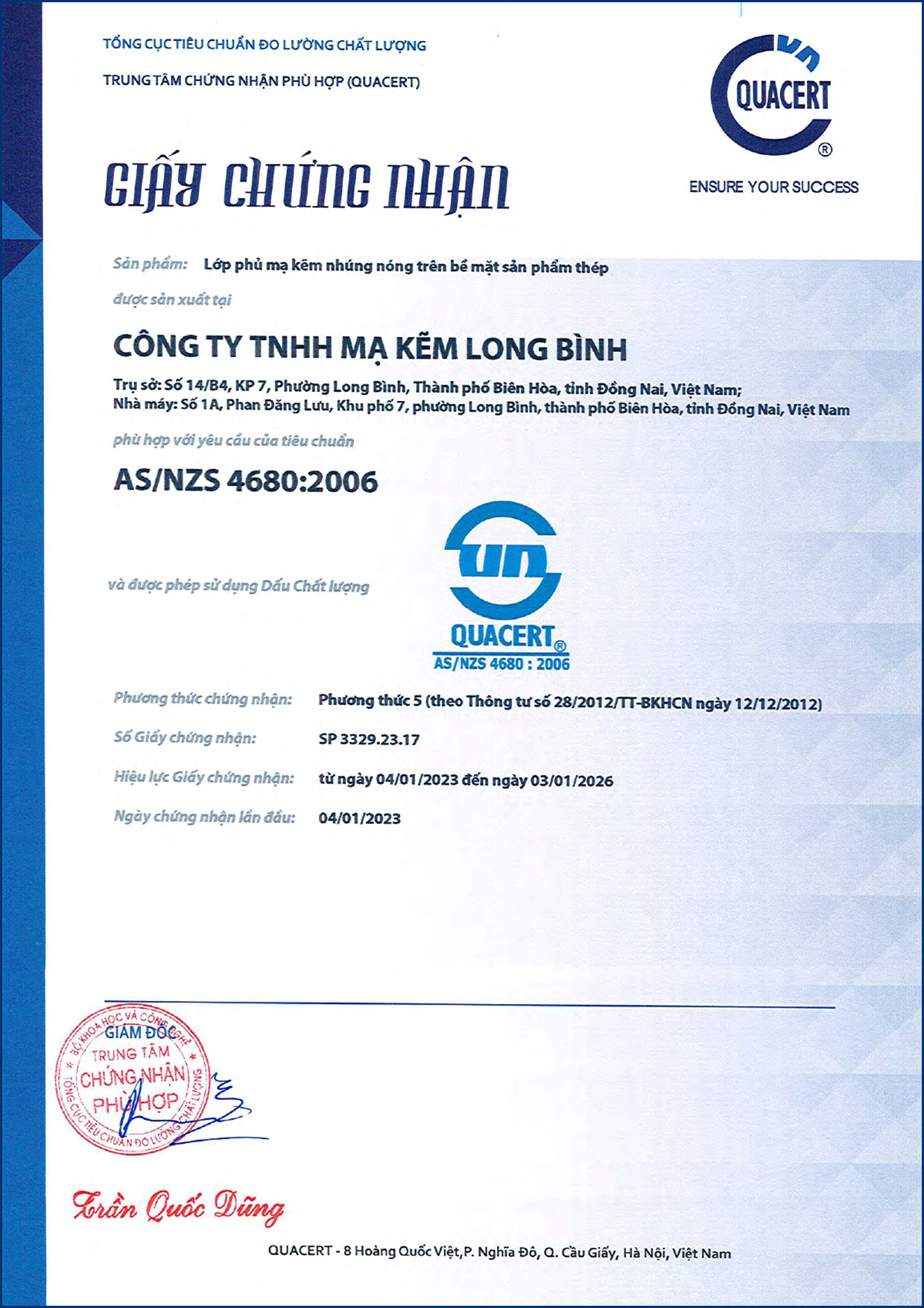 Long Binh Galvanizing Company