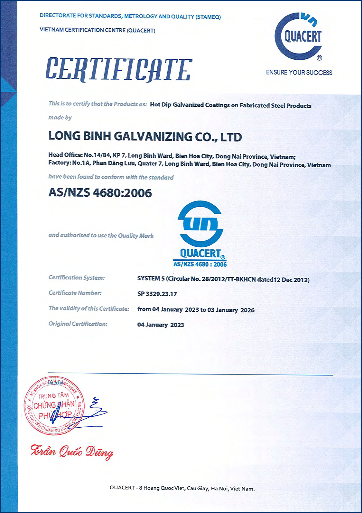 Long Binh Galvanizing Company