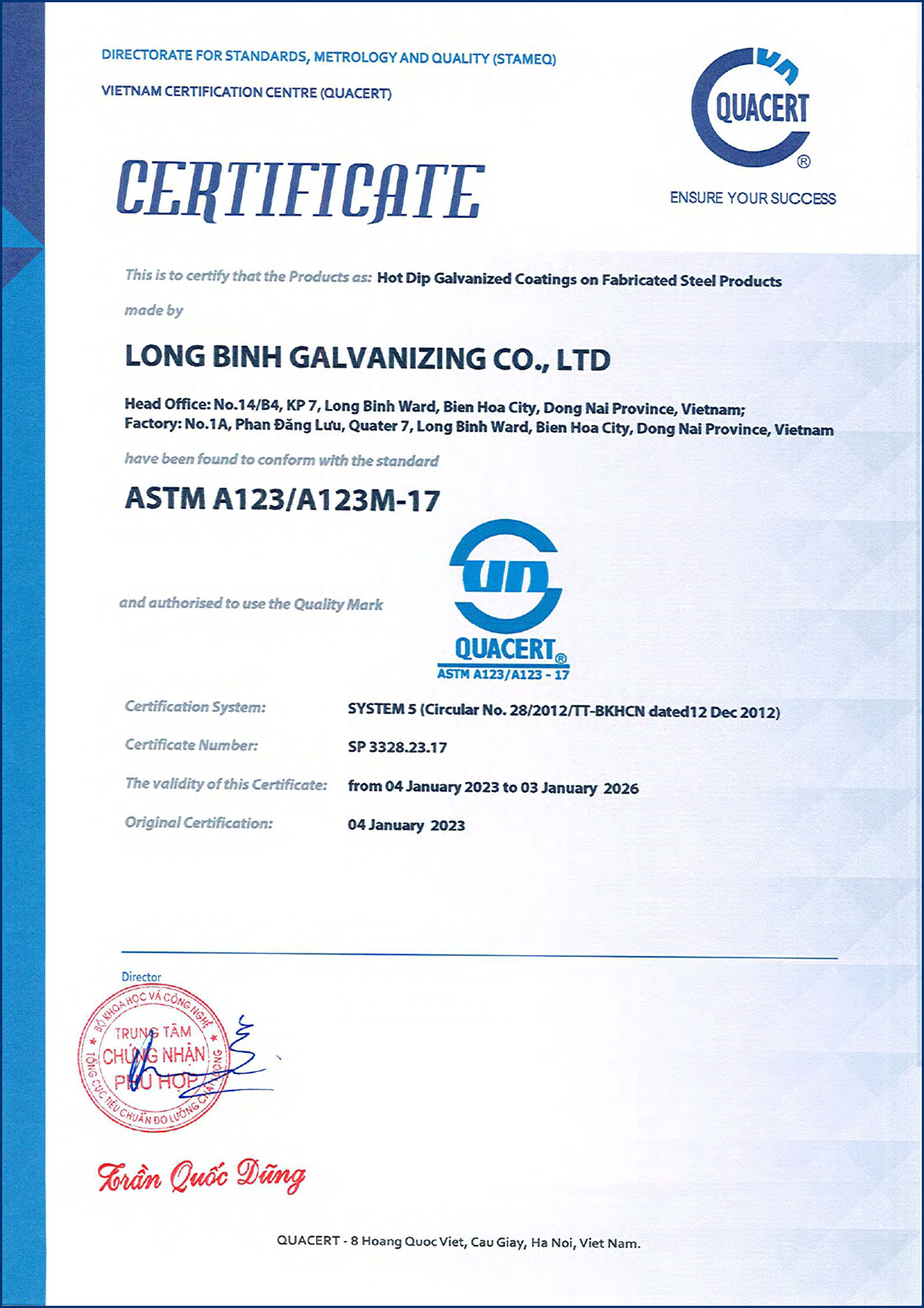 Long Binh Galvanizing Company