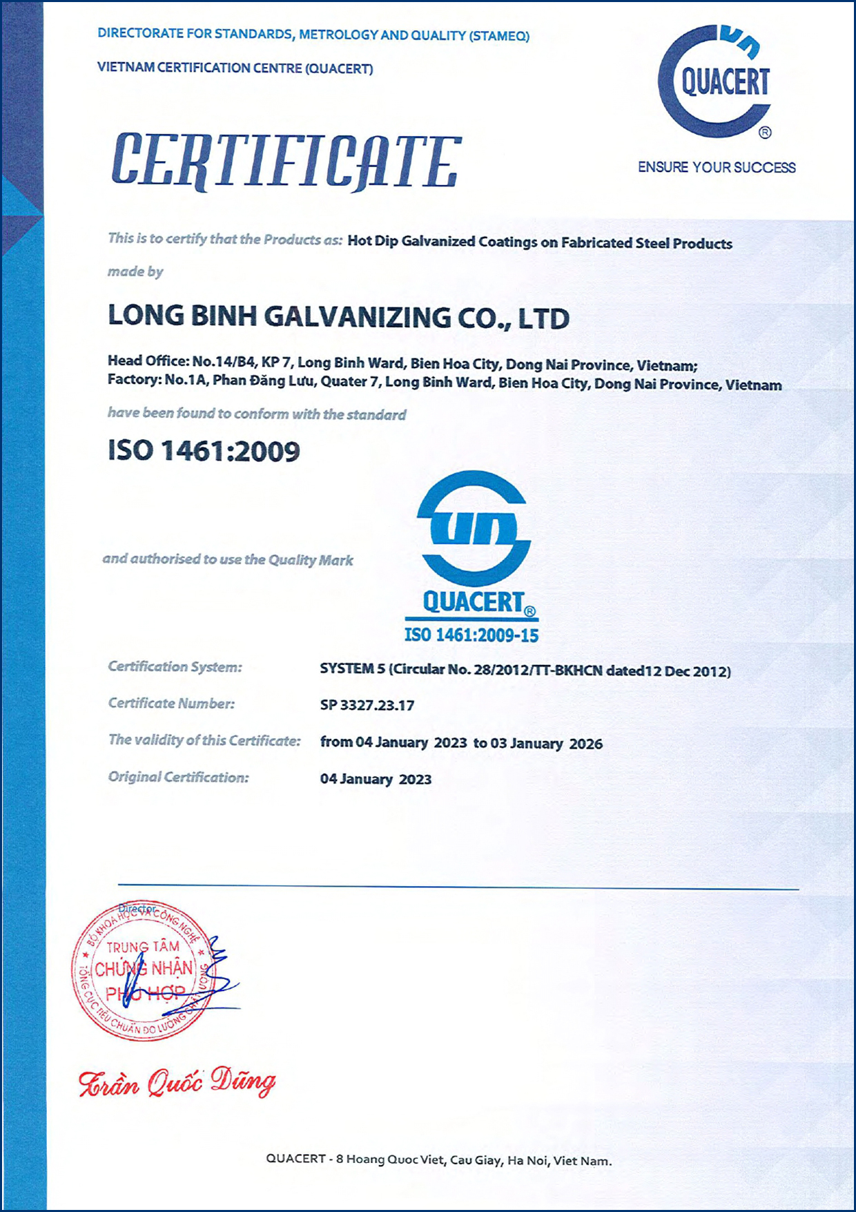 Long Binh Galvanizing Company
