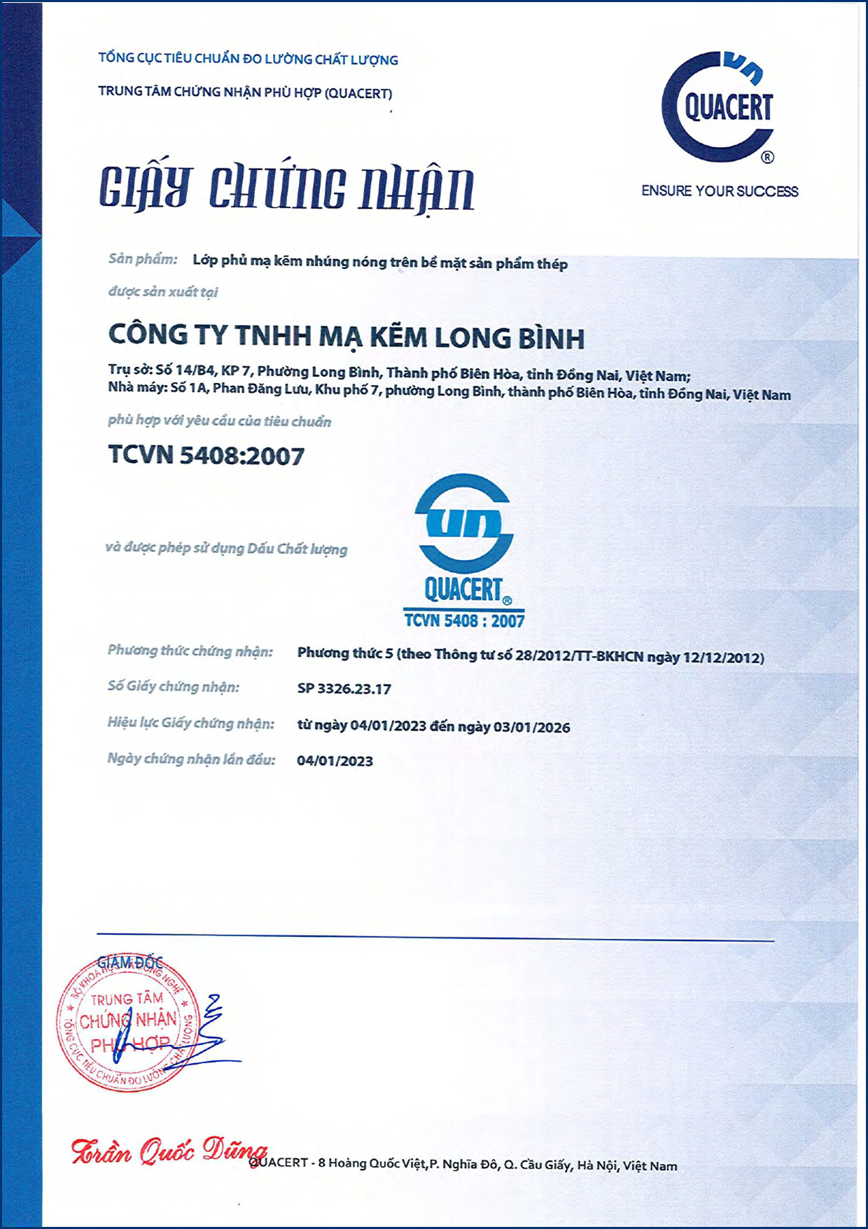 Long Binh Galvanizing Company