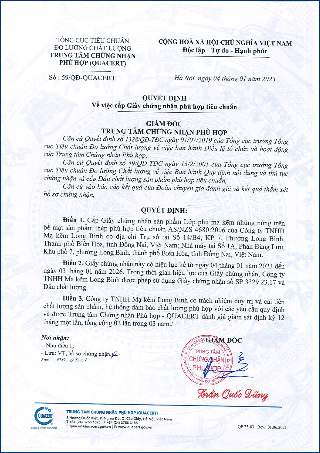 Long Binh Galvanizing Company