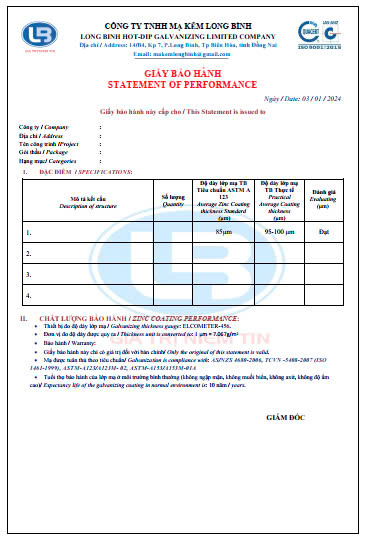Long Binh Galvanizing Company